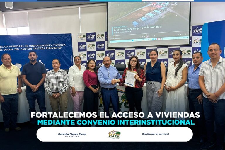 EMUVISP-EP Y CACPE PASTAZA FORTALECEN ALTERNATIVAS PARA EL ACCESO A VIVIENDA